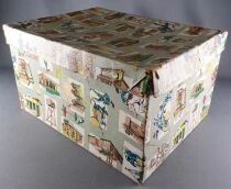 Oehme & S&ouml;hne Wild-West Wooden Building Town Hall Boxed for Starlux Timpo Clairet Elastolin Quiralu figures