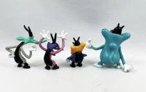 Oggy and the Cockroaches - Lansay PVC Figure - Oggy with Joey, Deedee & Marky.