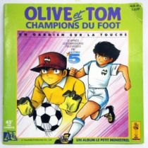 Olive & Tom - Livre-Disque 45T - Un gardien sur la touche - Disque Ades / Le Petit Menestrel 1988