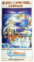 Once upon a time... Space - Stenval - Sticker Collector Poster