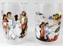 Once upon a time... The Space - Set of 2 retro glasses -  Revenge of the Humanoids