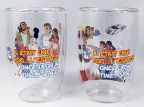 Once upon a time... The Space - Set of 2 retro glasses -  Revenge of the Humanoids
