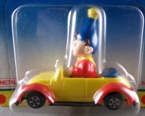 Oui-Oui - Véhicule Métal & Figurine PVC Majorette Série 450 1995 - Oui-Oui et sa Voiture Neuf sous Blister