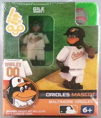 Oyo - Baseball MLB - G1LE S�rie 1 Mini Figurine Articul�e - Baltimore Orioles Mascot n� 00 Neuf Boite