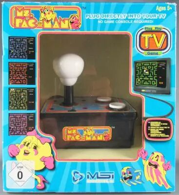 Pac-Man - Jeux d\'Arcade MSI - Ms Pac-Man pour Tv en boite