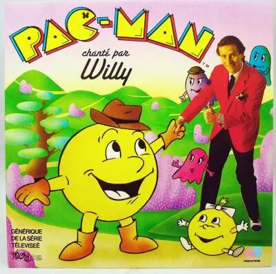 Pac-Man - Mini Record 45rpm - Original TV Series theme - AB Productions 1984