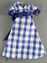 Palitoy Meccano - Pippa - Robe Vichy Bleu avec Ceinture Tissus