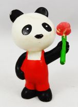 Panda (Oda Taro\'s) - PVC figures M+B Maia & Borges 1982 - Panda with flower