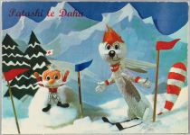 Pataski the Dahu Ski French Team Mascot - Editions Yvon Post Card - And Tipiton