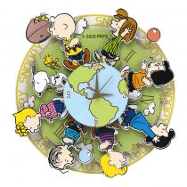 Peanuts Around the World - Wooden Magnetic Clock (Puremind Inc.)