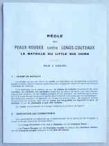 Peaux Rouges contre Longs Couteaux - Jeu de Plateau - Capiepa R&eacute;f.810 1965 