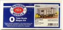 Peco Parkside Models PS32 Ech O 0 Br (Ex Sncf) Wagon &agrave; Minerai 16 Tonnes 2 Essieux Kit &agrave; Construire Neuf Boite