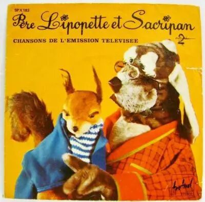 P�re Lipopette et Sacripan - Mini-LP Record - Disques Festival /Antenne2 1975