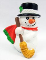Père-Noël et ses amis - Figurine PVC Schleich - Bonhomme de neige