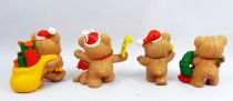 Père-Noël et ses amis - Figurine PVC Schleich - Old Time Christmas Teddy Bears (set de 4)