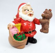 Père-Noël et ses amis - Figurine PVC Schleich - Père-Noël et l\'ours en peluche