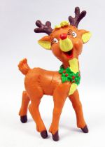 Père-Noël et ses amis - Figurine PVC Schleich - Rudolph le renne