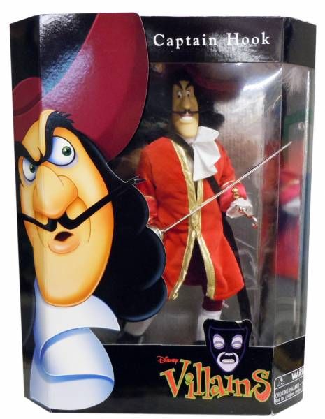 Peter Pan - Disney Villains Exclusive Doll - Captain Hook (Mint in box)