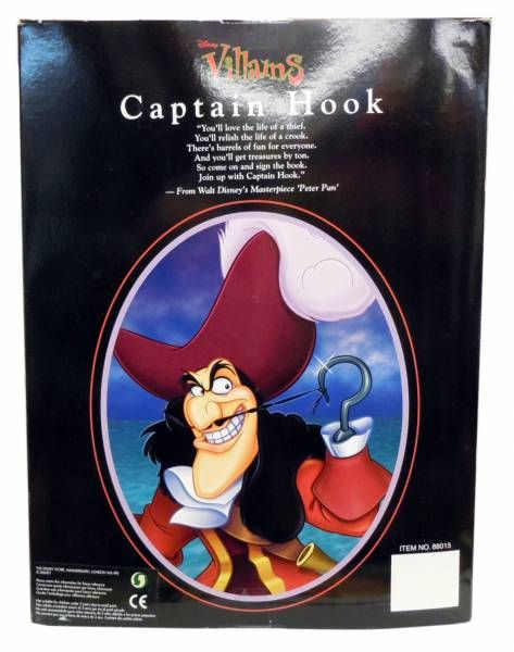Peter Pan - Disney Villains Exclusive Doll - Captain Hook (Mint in