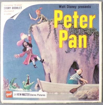 Peter Pan - Set of 3 Discs Gaf View-Master 3-D Ref. B 372