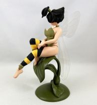 Peter Pan (Loisel) - 8inch Resin Statue Fariboles (2000) - Tinkerbell with leaf