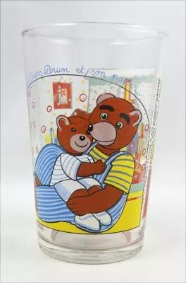 Petit Ours Brun - Verre � moutarde Amora - Petit Ours Brun et son Papa...