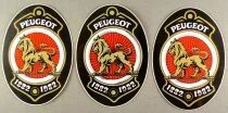 Peugeot - Bicycle - 3 x Vintage Stickers Centenary 1882-1982
