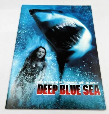 Peur bleue (Deep Blue Sea) - Theatrical Pamphlet / Programme Souvenir - Japon 1999