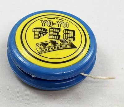 PEZ -  Promotional Yo-Yo - Yoyo (Blue & Yellow)