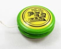 PEZ -  Promotional Yo-Yo - Yoyo (Clear Green & Yellow)