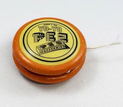 PEZ - Yo-Yo Promotionnel - Yoyo (Orange clair & Jaune)