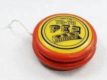 PEZ - Yo-Yo Promotionnel - Yoyo (Orange fonc&eacute; & Jaune)