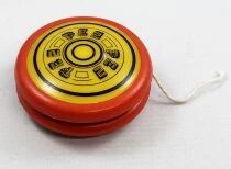 PEZ - Yo-Yo Promotionnel - Yoyo (Orange fonc&eacute; & Jaune)