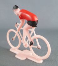 PGF Sa Années 60 - Cycliste Plastique - Maillot Rouge