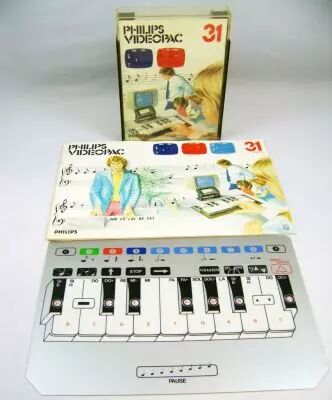 Philips Videopac - Cartridge n�31 Musician + Keyboard + Instructions (FR)