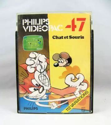Philips Videopac - Cartridge n�47 Cat and Mice