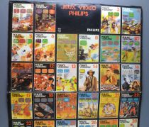 Philips Videopac - Promotional Giant Sticker with 36 Game + Consol Vignettes 42x27cm
