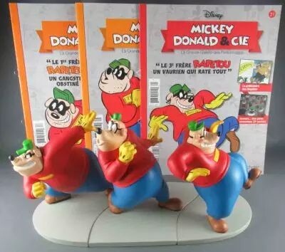 Picsou - Figurine R�sine Hachette Disney - Rapetou Les 3 Fr�res La Bande � Picsou