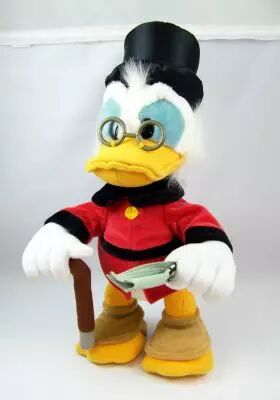 Picsou - Peluche Articul�e Disney - Picsou (45cm)