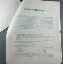 Pierres Magiques Tarif Professionnel et Courrier Publicitaire 1961 Usine à Idées