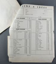 Pierres Magiques Tarif Professionnel et Courrier Publicitaire 1961 Usine à Idées