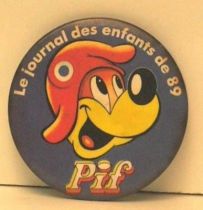 Pif Gadget - Button Pif le journal des enfants 89