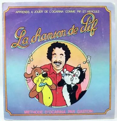 Pif Gadget - Disque 45Tours - La Chanson de Pif : m�thode d\'ocarina - Ed. Vaillant 1979