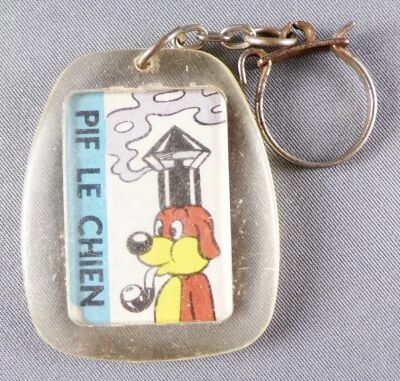 Pif Gadget - Key chain (Vaillant) - Pif the Dog (Smokes Pipe)