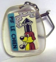 Pif Gadget - Key chain (Vaillant) - Pif the dog (smokes pipe