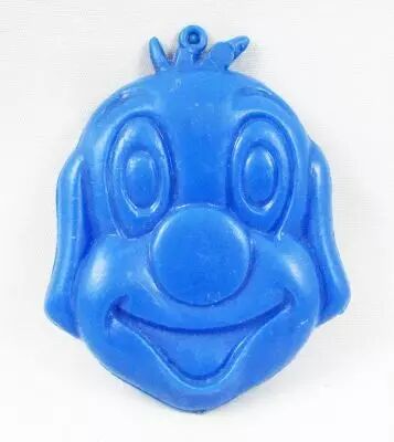 Pif Gadget - Plastic money holder Pif blue head
