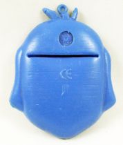 Pif Gadget - Plastic money holder Pif blue head