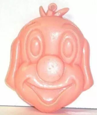 Pif Gadget - Plastic money holder Pif pink head