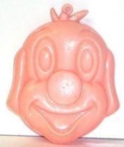 Pif Gadget - Plastic money holder Pif pink head