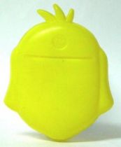 Pif Gadget - Plastic money holder Pif yellow head